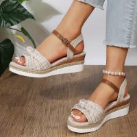Sandalias de verano para mujer, zapatos con tacón de cuña para mujer - details 4