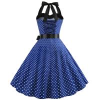 Vestido de verano para mujer 2025 - Sin tirantes, lunares, estilo vintage, falda amplia en línea A, talla grande - details 9
