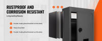 SucceBuy Through The Wall Drop Box, buzón de acero resistente con cerradura de combinación de 2,8-7,9" 13", 12,5x6,3x16,9" - details 3