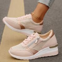 Zapatos deportivos informales para mujer, zapatillas deportivas con cordones a la moda, zapatos para mujer - details 3