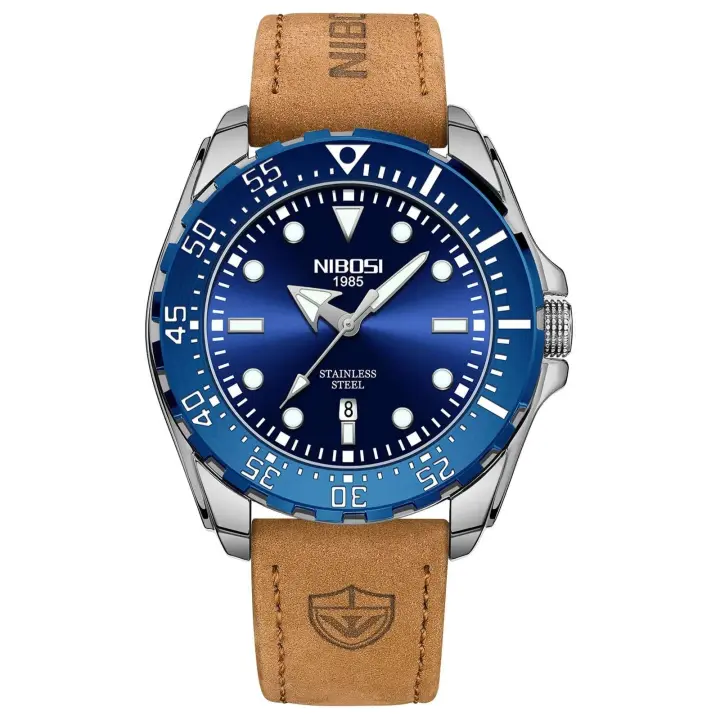 Reloj deportivo NIBOSI de lujo de primera marca para hombre, relojes cronógrafo luminosos resistentes al agua para hombre, reloj automático, reloj Masculino - 1
