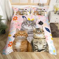 Juego de Ropa de Cama con Elefante y Flores para Bebé Animal de Dibujos Animados Lindo Cubierta de Edredón de Giraffe para Niñas y Niños - details 20