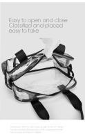 Bolso de hombro tipo bandolera transparente de PVC para natación y playa, gran capacidad, impermeable, para verano, Fitness, Yoga, bolso deportivo - details 11