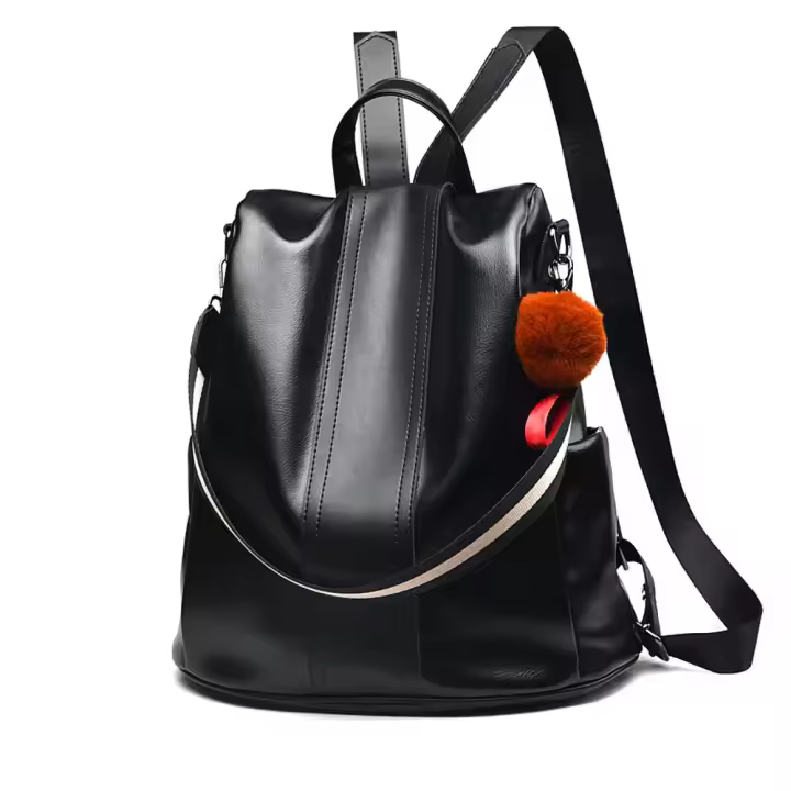 Mochila Mujer Polipiel Impermeable Multifuncional Romina Urbana - 1