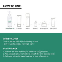 ANUA Heartleaf Pore Cleansing MILD, Sensitive Face Wash, Limpiador de aceite para la cara, Removedor de espinillas de maquillaje, Cuidado de la piel coreano, - details 4