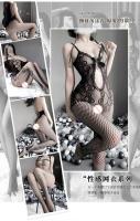 Lencería Sexy para mujer, medias de cuerpo completo, ropa de malla exótica, mono transparente, juguetes de peluche con entrepierna abierta, TRE para mujer y - details 0