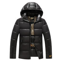 Nueva chaqueta gruesa cómoda y versátil para hombre, moda para actividades al aire libre, abrigo a prueba de viento para mantener el calor, Parka informal con sombrero extraíble para invierno - details 6