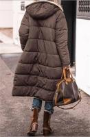 Chaqueta de Invierno con Capucha Acolchada Abrigo Grueso de Manga Larga Reversible - details 4