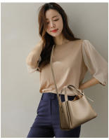 Cuero suave bolso de las mujeres bolso cesta de verduras de las mujeres bolso de hombro de alta gama crossbody atmósfera versátil cubo hombro - details 12