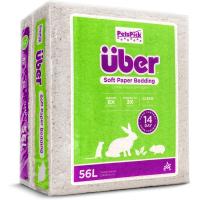 PETSPICK Uber Ropa de cama de papel suave para mascotas para animales pequeños, blanco, 56 L - details 0