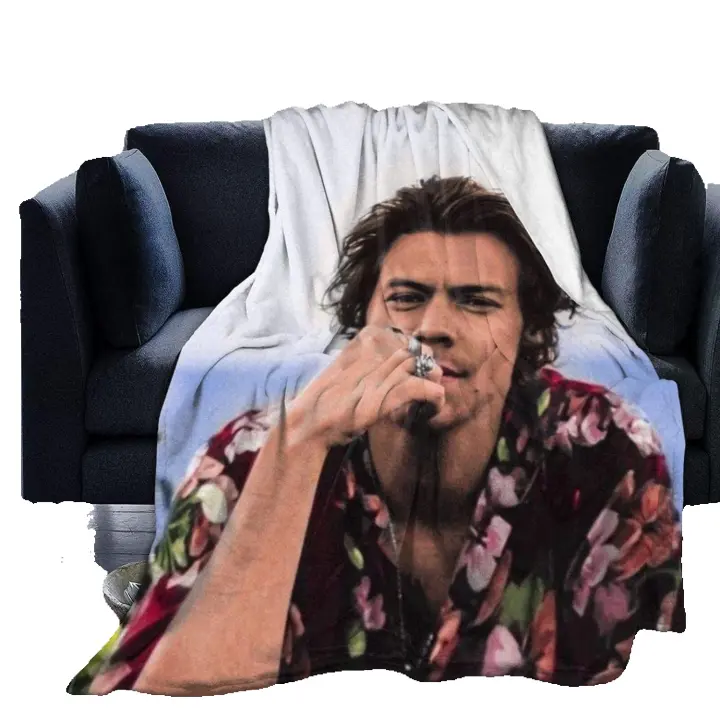 Manta de microforro polar ultrasuave de Harry Styles, ropa de cama cómoda y agradable para la piel, mantas de lana de franela, X218 - 1
