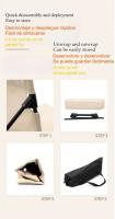 Sillas plegables ultraligeras para acampar, playa y uso en carretera: aleación de aluminio duradera, portátil y cómoda. - details 3