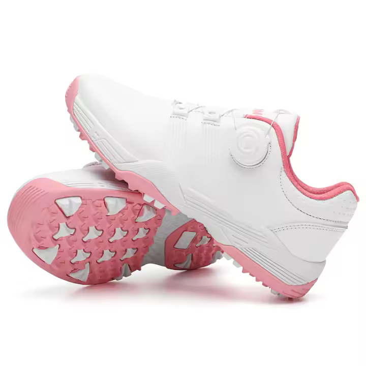 Nuevo botón de uñas fijo impermeable cómodo transpirable zapatos de golf deportivos - 1