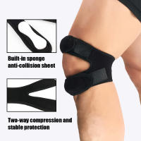 Rodillera ajustable de neopreno, soporte para correr, artritis, puente, tenis, baloncesto, alivio del dolor, 1 unidad - details 3