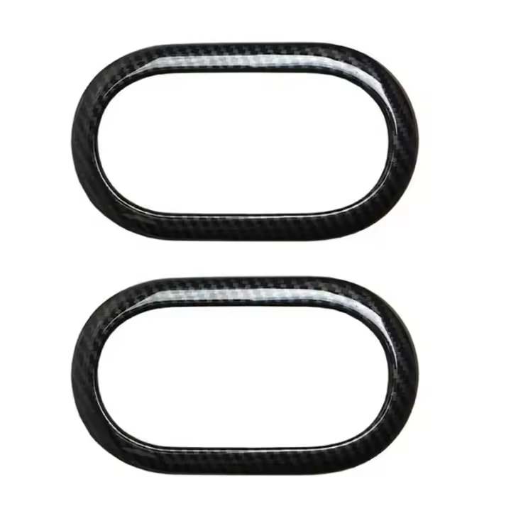 Marco de manija de puerta Interior de fibra de carbono para coche, accesorios decorativos para Benz Smart 453 Fortwo Forfour 2015-2020 - 1