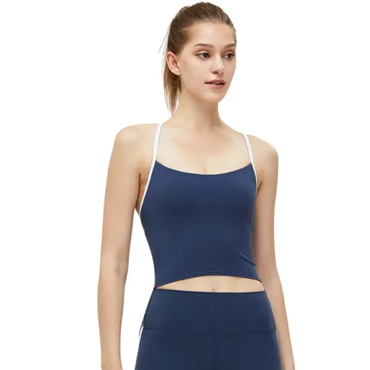 Chaleco Deportivo de Yoga de Secado Rápido Correa de Cuello Halter para Deportes - 1