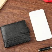 Cartera Bifold Corta para Hombres Cuero PU Porta Tarjetas de Crédito Monedero Bolsos y Viajes - details 7