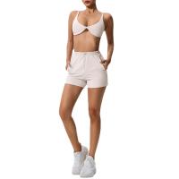Experimente la comodidad de nuestro conjunto de Yoga sin costuras, Sujetador deportivo de cuello alto y Leggings cómodos y transpirables, Noble Simple - details 5