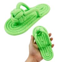 Juguete masticable de algodón para perros Cuerda de zapato interactiva para perros pequeños y grandes Juguete dental para mascotas Suministros para mascotas - details 5