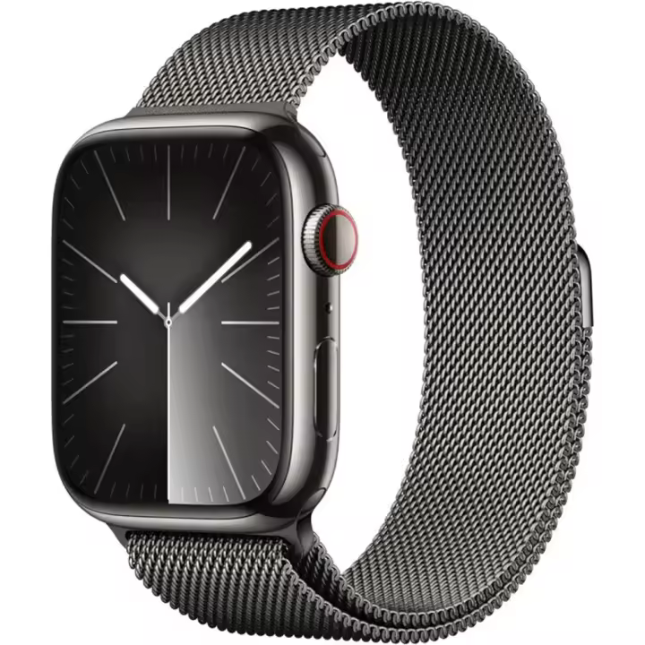 Apple Watch Series 9 GPS Celular 45 mm Ca Acero Inoxidable con Correa ESA Grafito - 1