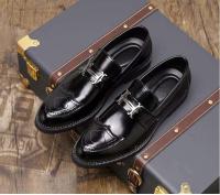 Vestido informal de cuero PU para hombre de alta calidad y zapatos formales de moda de estilo de oficina de negocios suaves y cómodos Oxford - details 10