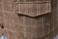 Chaleco de traje para hombre, chaqueta informal de estilo británico, juvenil, Amigo Hao, Slim Fit, calidad de exportación - details 12