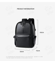 Mochila escolar de cuero para hombre, bolsa de ordenador a la moda, impermeable, de viaje, de negocios, informal, gran oferta - details 7