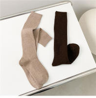Nuevas medias de mujer tendencias de primavera estilo pijo Casual calcetines hasta la rodilla calcetines largos de Color sólido de alta calidad cómodos - details 5