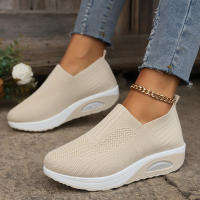 Zapatos ortopédicos antideslizantes con cojín de aire para mujer, zapatillas transpirables con plataforma, para caminar - details 6