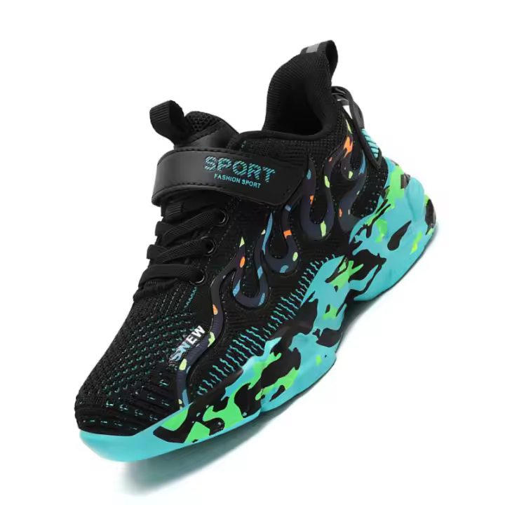 Zapatillas de deporte de marca para niños, zapatos para niños, zapatos transpirables de malla para correr, Tenis ligeros para niños y niñas, zapatos deportivos escolares - 1