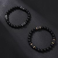 2 unids/set nuevas pulseras y collar magnéticos conjunto de pulseras de pareja de cuentas de piedra natural para hombres para mujeres cuidado de la salud ayuda a perder peso - details 7