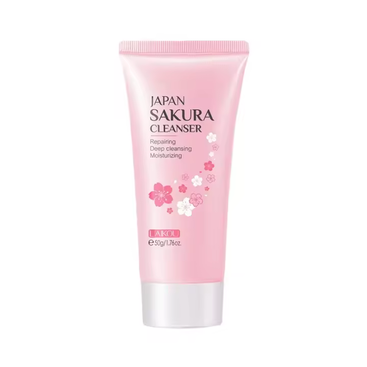 Crema de Limpieza RichFoam Protección Solar Sakura Limpieza Profunda para Cara Oiliosa - 1