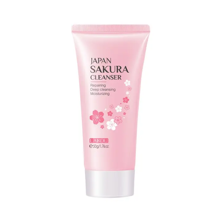 Crema de Limpieza RichFoam Protección Solar Sakura Limpieza Profunda para Cara Oiliosa - 1