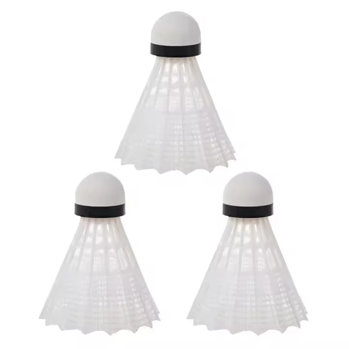 Volantes estables para bádminton, Bolas de plástico duraderas para entrenamiento de bádminton, deportes al aire libre, nailon, novedad - 1