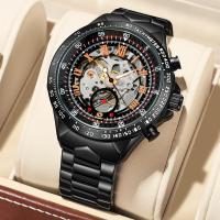 Moda negocio mecánico hombre reloj reloj mecánico automático - details 1