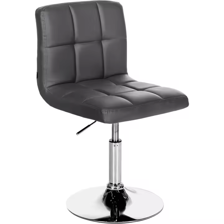 Cuero I Silla Lounge Regulable En Altura & Giratoria I Butaca De Salón Moderna & Acolchado, Color:Blanco - 1