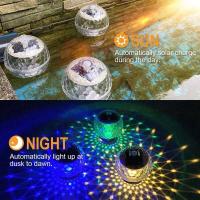Luces solares para piscina, luces impermeables con colores RGB flotantes, utilizadas para jardines y patios traseros - details 4