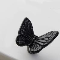 Perilla de armario antigua de un solo orificio creativa, tiradores de puerta de aleación de Zinc con forma de mariposa, perillas de cajón de animales de estrella de mar, muebles - details 7