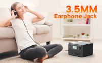 Reproductor de CD portátil con altavoces duales, reproductor de CD recargable Bluetooth,Boombox reproductor de CD con Radio FM, reproduce CD/disco MP3/USB/TF, Conector de auriculares, cargador incluido - details 5
