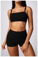 Traje atlético de 2 piezas para mujer, ropa de Yoga de secado rápido, equipo de Fitness, correr, entrenamiento, ropa de ejercicio - details 6