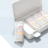 Organizador semanal de pastillas de 7 días y 24 rejillas, caja organizadora de pastillas extraíble a prueba de fugas, organizador de medicina portátil de gran capacidad - details 2