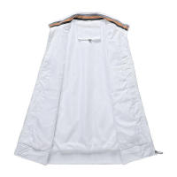 chaqueta sual con cuello levantado para hombre, abrigo deportivo, parabrisas, bomber impermeable, - details 7