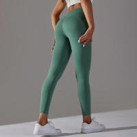 -Leggings de yoga sexys para mujer, pantalones de cintura alta para entrenamiento, gimnasio, correr - details 21