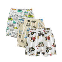 Ropa para niños Pantalones cortos para niños Carro de dibujos animados Pantalones para bebés Transpirable hogar delgado - details 1