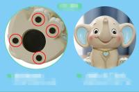 Banco de Monedas Elefante en 4 Colores para Niños y Niñas Regalo de Año Nuevo Decoración de Hogar y Habitación - details 7