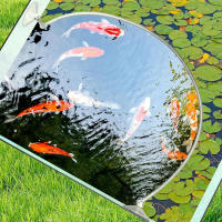 Carcasa de planta flotante para acuario, mejora la calidad del agua del tanque de peces, valla para decoración del hogar - details 7