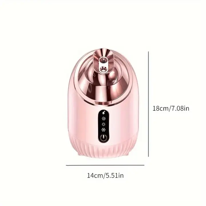 Vaporizador Facial Profesional Para Limpieza Facial, Vaporizador De Doble Pulverización En Frío/Caliente, Ideal Para SPA En Casa O Salón - 1
