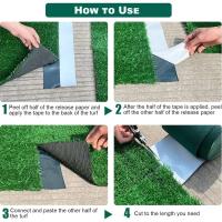 Cinta de Reparación Artificial de Alta Viscosidad Autoadhesiva, Ideal para Césped y Alfombras de Jardín - details 1