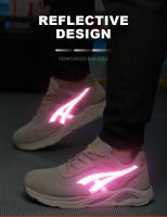 Zapatos De Seguridad Para Hombre Y Mujer 2024 Suela Antipinchazos Indestructible Transpirable Con Punta De Acero Botas De Trabajo Con Malla Tamaño True Fit - details 13