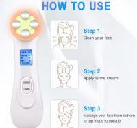 Dispositivo de electroporación Led para estiramiento de piel, máquina de belleza para el cuidado facial, EMS/RF, uso doméstico - details 3